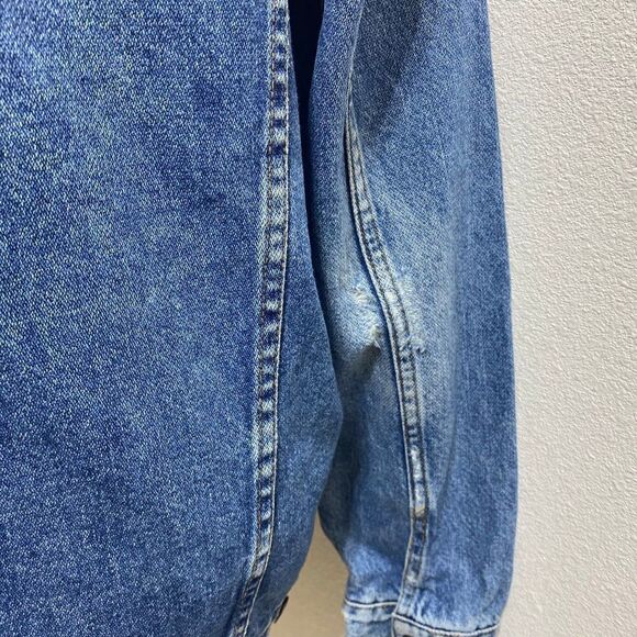 Free People Jacket Distressed "Southbank" Size Medium - Picture 7 of 8